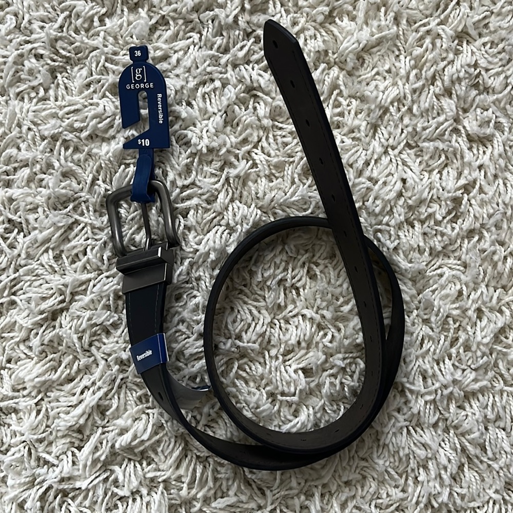 Reversible black and brown belt 36